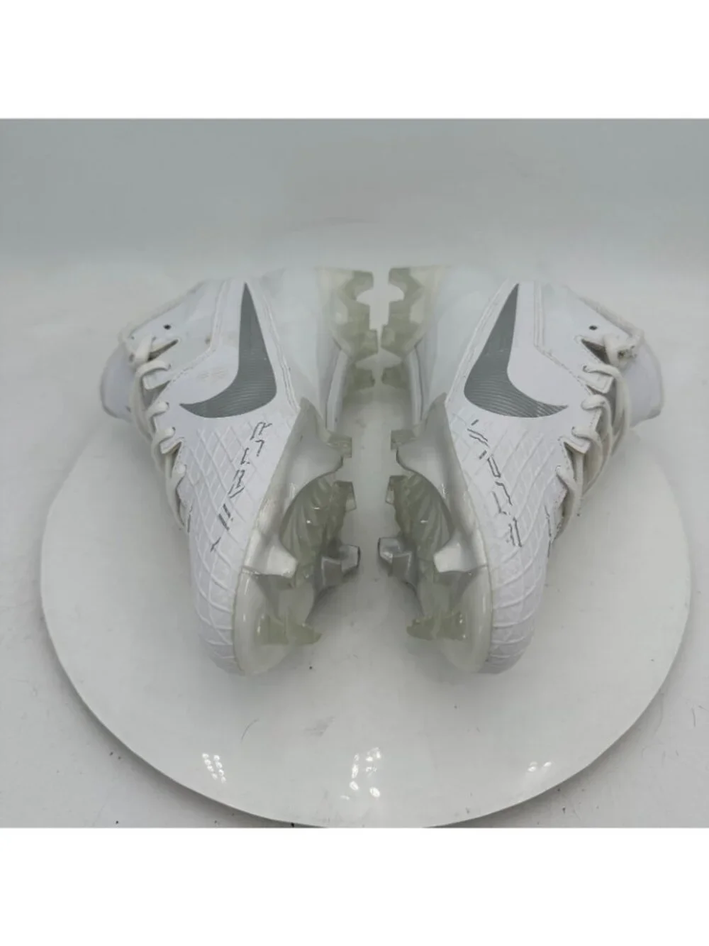 Nike Vapor Edge Elite 360 2 Men Size 7 DA5457-100 White Silver Soccer Shoes